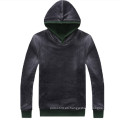 Baratos de alta calidad de la venta de algodón liso de cremallera Hoodie